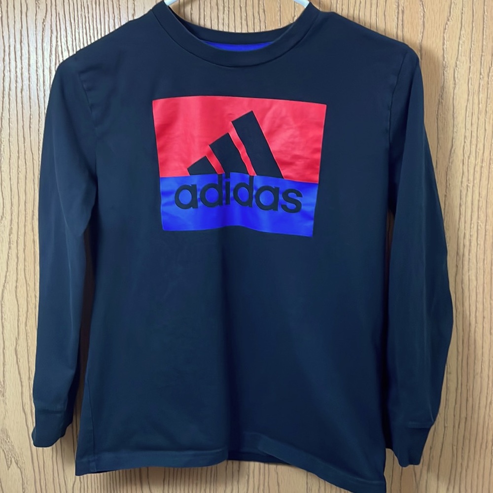 Adidas Boys Long Sleeve T-Shirt Sz M (10/12)